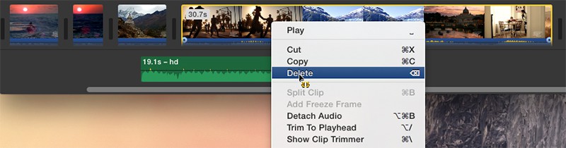 delete YouTube clips