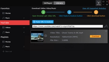 360 Video Downloader – 5KPlayer