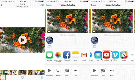 Upload 4K Video to YouTube from iPhone 6s